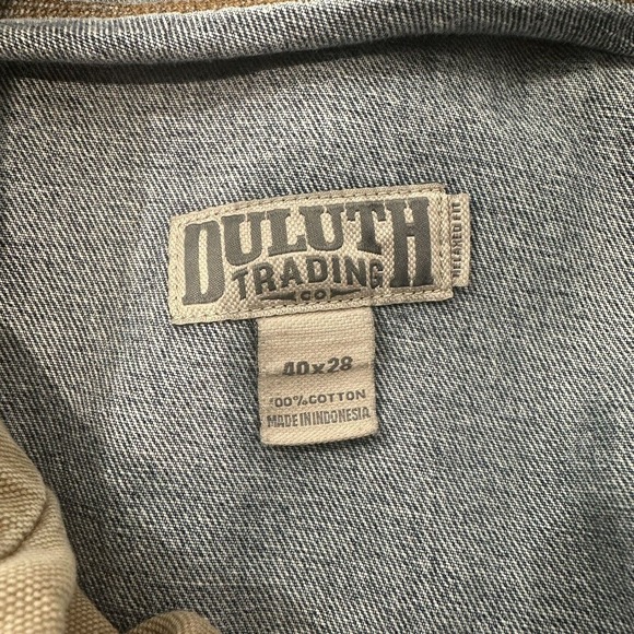 Duluth Trading Flex Ballroom Denim Jeans Men's 40x28 Relaxed Fit Light Wash - Picture 12 of 13